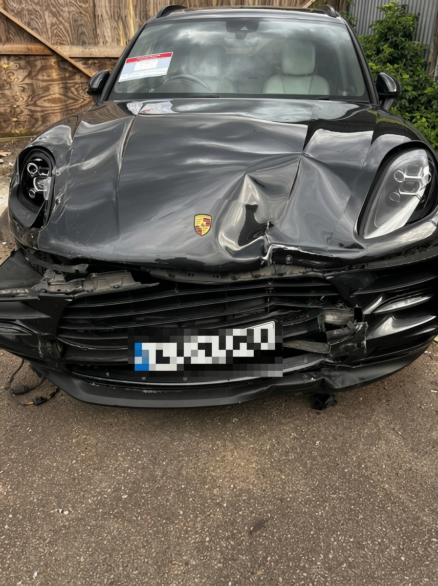 Porsche Macan before repair