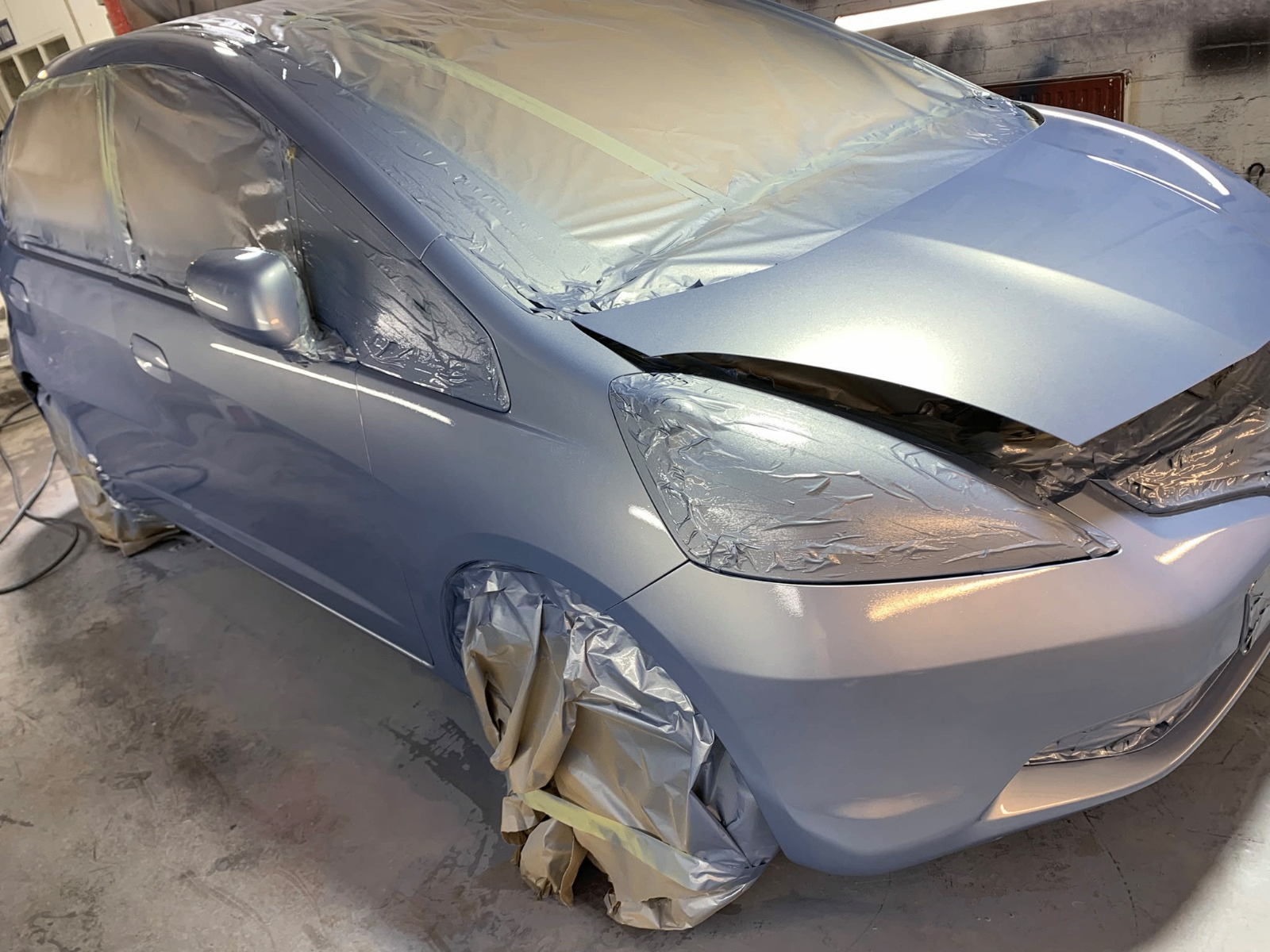 Honda Jazz, booth respray